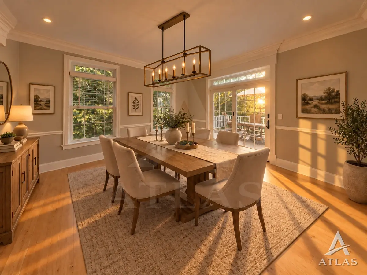 Dining Room photo, sample kitchen water loss